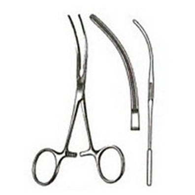 Clamp Bulldog Debakey 4-3/4" Curved Stainless Steel Ea